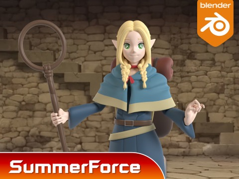 Marcille Donato - Delicious in Dungeon 3Dモデル
