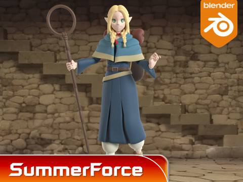 Marcille Donato - Delicious in Dungeon 3Dモデル