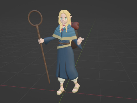 Marcille Donato - Delicious in Dungeon 3Dモデル