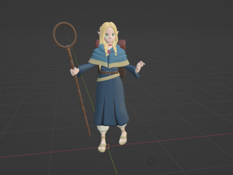 Marcille Donato - Delicious in Dungeon 3Dモデル