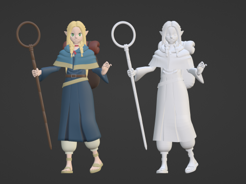 Marcille Donato - Delicious in Dungeon 3Dモデル