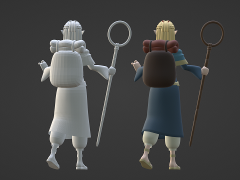 Marcille Donato - Delicious in Dungeon 3Dモデル