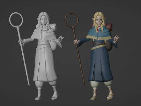 Marcille Donato - D&eacute;licieux dans le donjon Modèle 3D