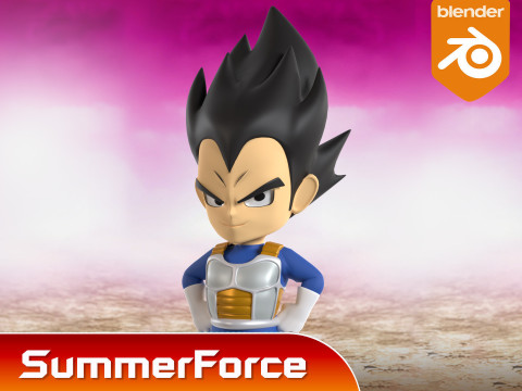 Vegeta - Dragonball DAIMA Model 3D