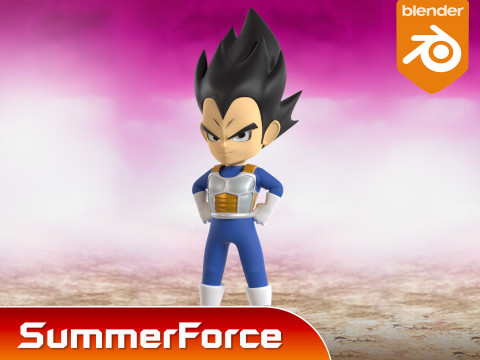 Vegeta - Dragonball DAIMA Model 3D