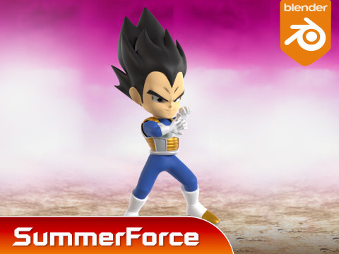 Vegeta - Dragonball DAIMA Model 3D