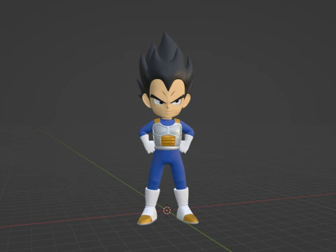 Vegeta - Dragonball DAIMA 3D Model