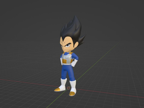 Vegeta - Dragonball DAIMA Model 3D