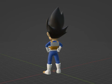 Vegeta - Dragonball DAIMA 3D Model