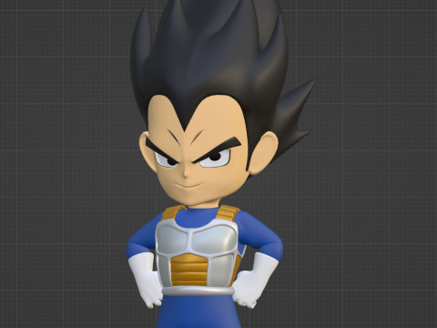 Vegeta - Dragonball DAIMA Model 3D