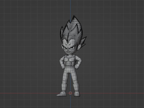 Vegeta - Dragonball DAIMA Model 3D