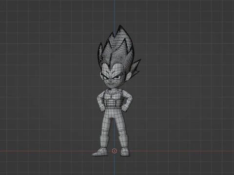 Vegeta - Dragonball DAIMA 3D Model