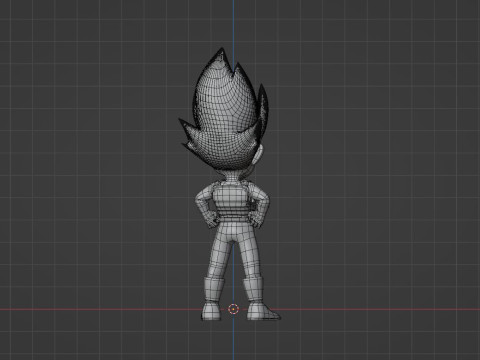 Vegeta - Dragonball DAIMA Model 3D