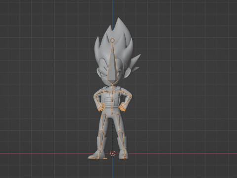 Vegeta - Dragonball DAIMA Model 3D