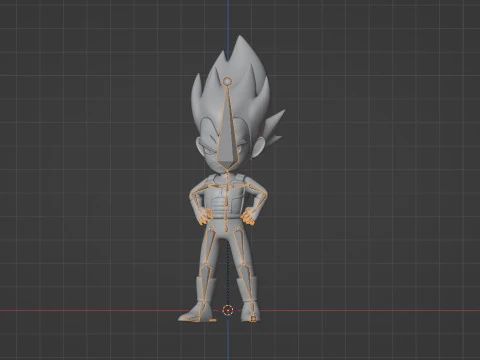 Vegeta - Dragonball DAIMA 3D Model
