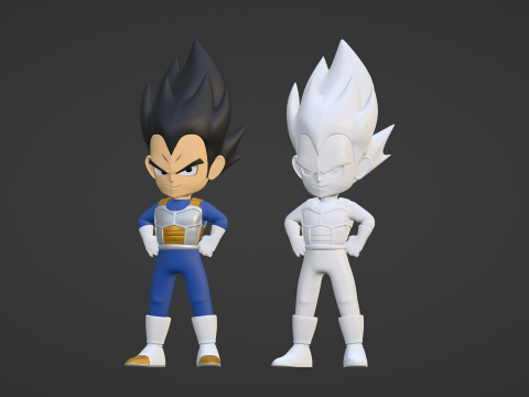 Vegeta - Dragonball DAIMA Model 3D