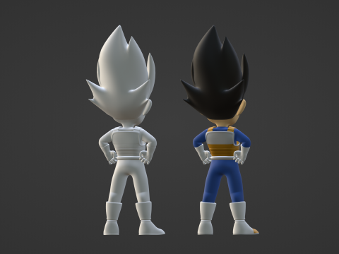 Vegeta - Dragonball DAIMA Model 3D