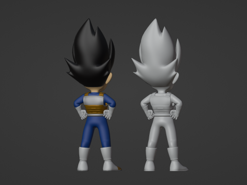 Vegeta - Dragonball DAIMA Model 3D