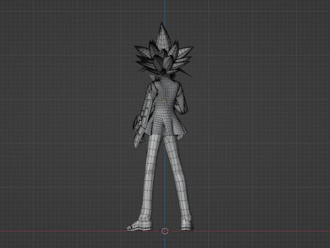 Yugi Muto - YuGiOh Duel Monsters 3Dモデル