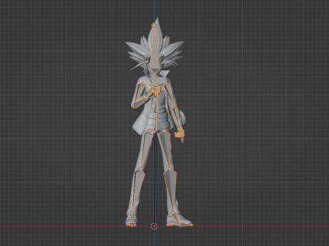 Yugi Muto - YuGiOh Duel Monsters 3Dモデル