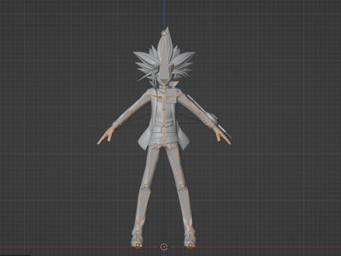 Yugi Muto - YuGiOh Duel Monsters 3Dモデル