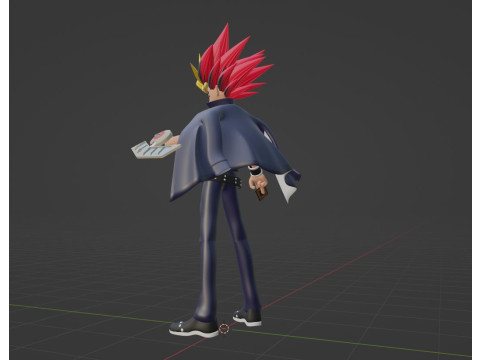 Yami Yugi - YuGiOh Duel Monsters Model 3D