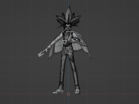 Yami Yugi - YuGiOh Duel Monsters Model 3D