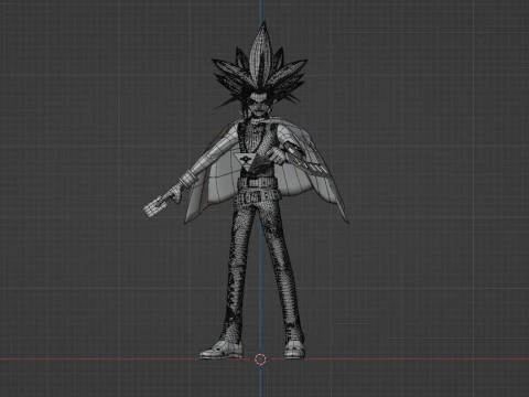 Yami Yugi - YuGiOh Duel Monsters 3D Model