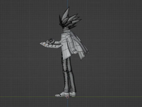 Yami Yugi - YuGiOh Duel Monsters 3D Model