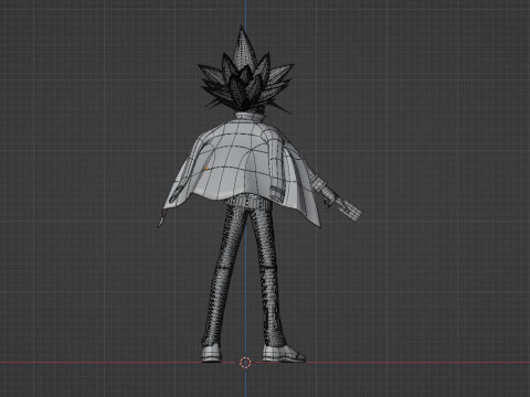 Yami Yugi - YuGiOh Duel Monsters Model 3D