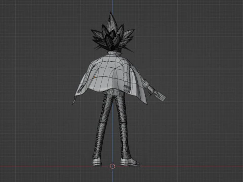 Yami Yugi - YuGiOh Duel Monsters 3D Model