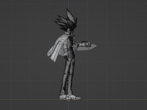 Yami Yugi - YuGiOh Duel Monsters Model 3D