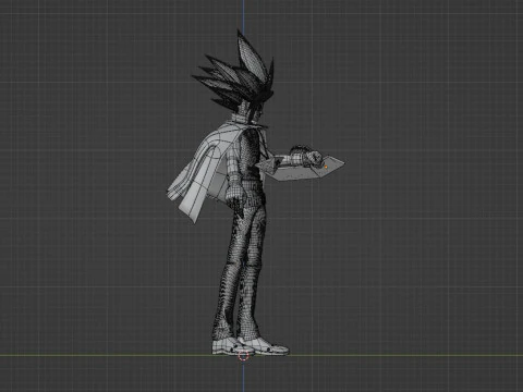 Yami Yugi - YuGiOh Duel Monsters 3D Model