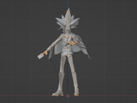 Yami Yugi - YuGiOh Duel Monsters Model 3D