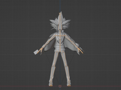Yami Yugi - YuGiOh Duel Monsters Model 3D
