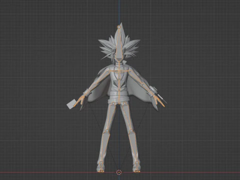 Yami Yugi - YuGiOh Duel Monsters 3D Model