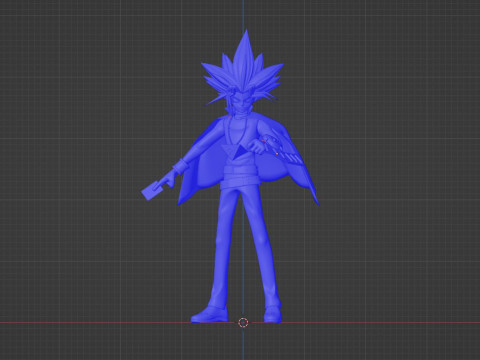 Yami Yugi - YuGiOh Duel Monsters Model 3D