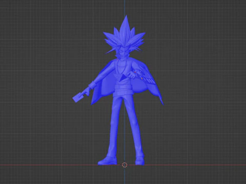 Yami Yugi - YuGiOh Duel Monsters 3D Model