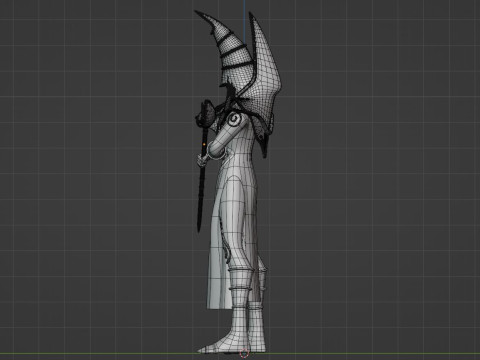 Dark Magician - YuGiOh Duel Monsters 3D Model