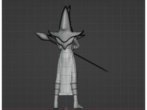 Dark Magician - YuGiOh Duel Monsters 3D Model