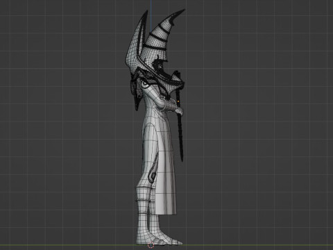 Dark Magician - YuGiOh Duel Monsters 3D Model