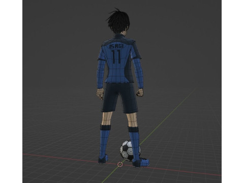 Yoichi Isagi - Blue Lock Modelo 3D