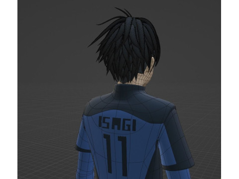 Yoichi Isagi - Blue Lock Modelo 3D