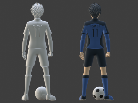 Yoichi Isagi - Blue Lock Modelo 3D