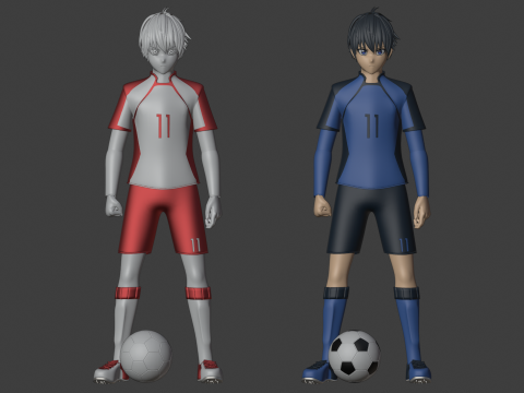 Yoichi Isagi - Blue Lock Modelo 3D