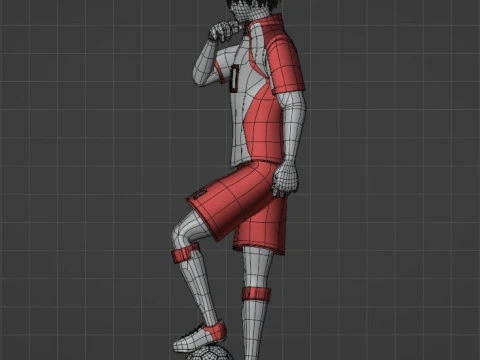 Rin Itoshi - Blue Lock 3D Model