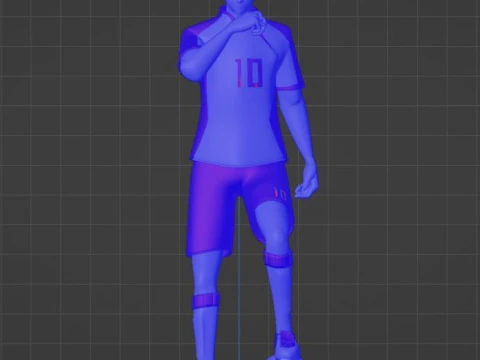 Rin Itoshi - Blue Lock 3D Model