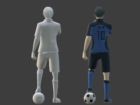 Rin Itoshi - Blue Lock Modelo 3D