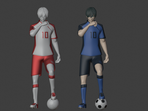 Rin Itoshi - Blue Lock Modelo 3D