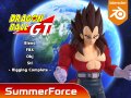 Vegeta Super Saiyan 4 - Dragonball GT Modello 3D